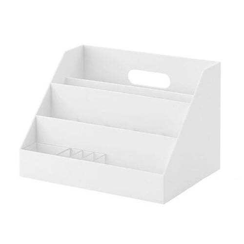 卓上整理ボックス A4 縦 オールホワイト