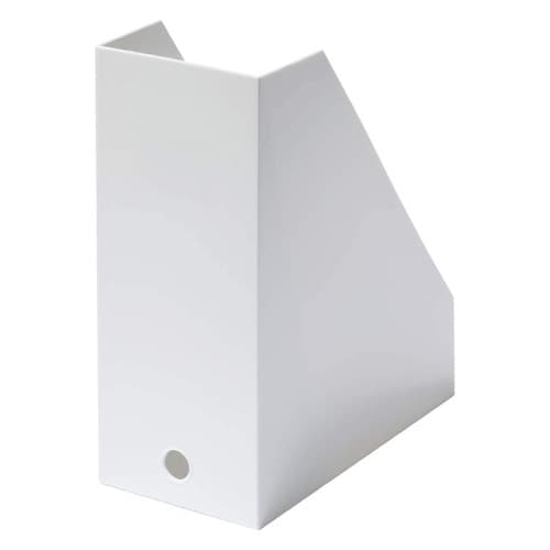 ファイルケース A4 ワイド 縦型 オールホワイト