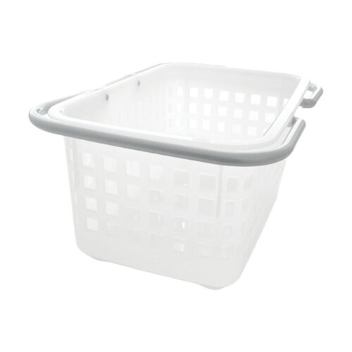 ランドリーバスケット スカンジナビア クリア