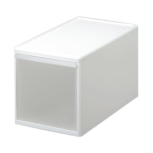 収納ケース ミディ L ホワイト