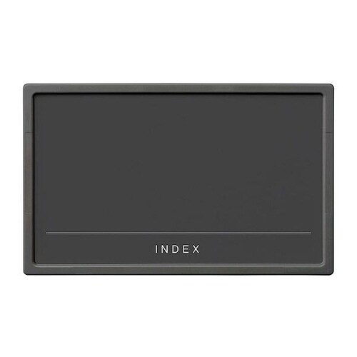 ラベルホルダー M 両面テープ付き ブラック