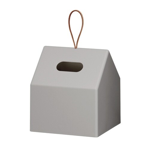 ティッシュホルダー ケース 家 再生材使用 グレー