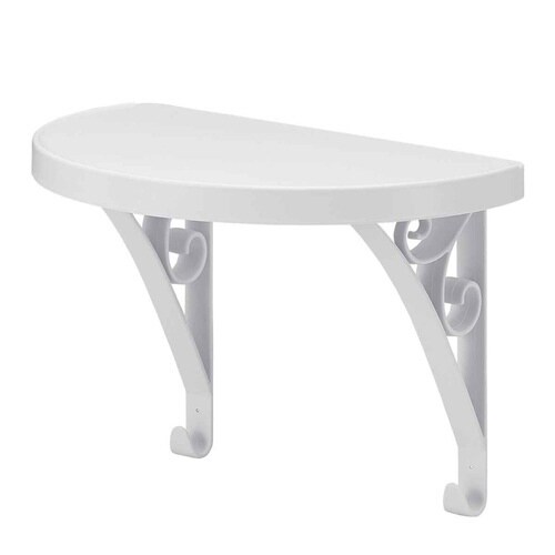 収納 洗面所 タオルバーシェルフ ラウンド