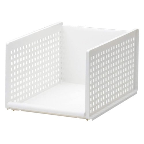 収納トレー ワイド L プラスチック ホワイト
