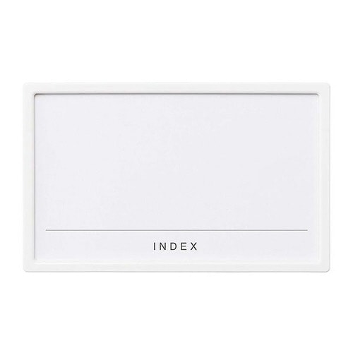 ラベルホルダー M 両面テープ付き ホワイト