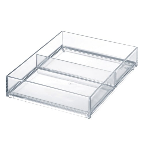 パーツケース クリア S 2分割 ビーズケース