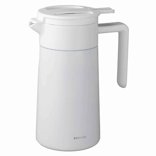 ハリオ ポット 600ml 魔法瓶 保温 ホワイト