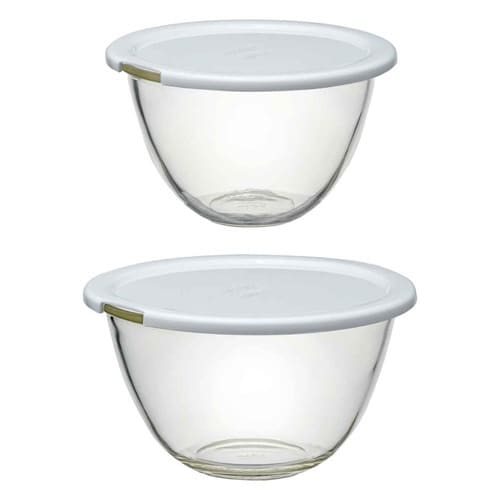 ハリオ 耐熱ガラス製ボウル 2個セット