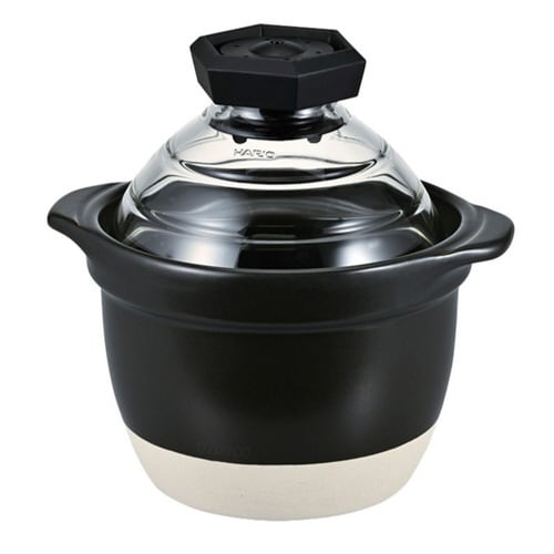 ハリオ フタがガラスのご飯釜 1から2合