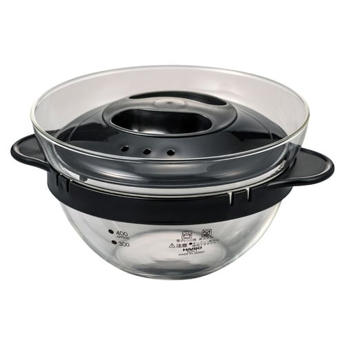 ハリオ 電子レンジ調理鍋 ガラスのレンジおかず鍋
