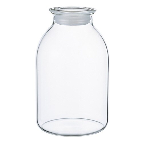 ハリオ 保存びん 2L ガラスの手仕事保存びん