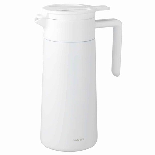ハリオ ポット 800ml 魔法瓶 保温 ホワイト