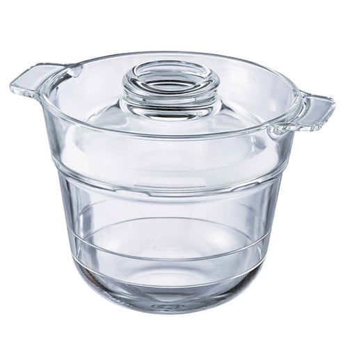 ハリオ 電子レンジ炊飯器 1合 ガラス製 一膳屋