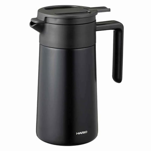 ハリオ ポット 600ml 魔法瓶 保温 ブラック