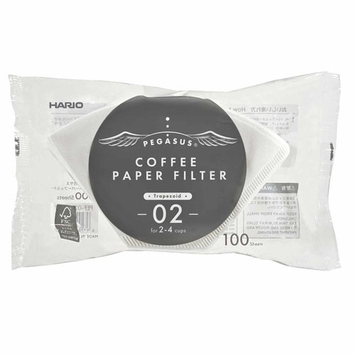 ハリオ コーヒーフィルター 2から4杯用 ホワイト
