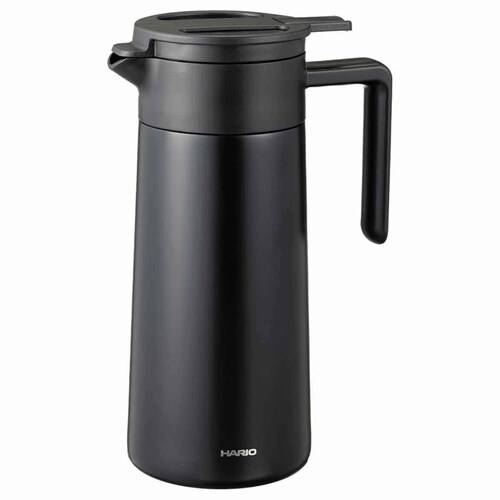 ハリオ ポット 800ml 魔法瓶 保温 ブラック