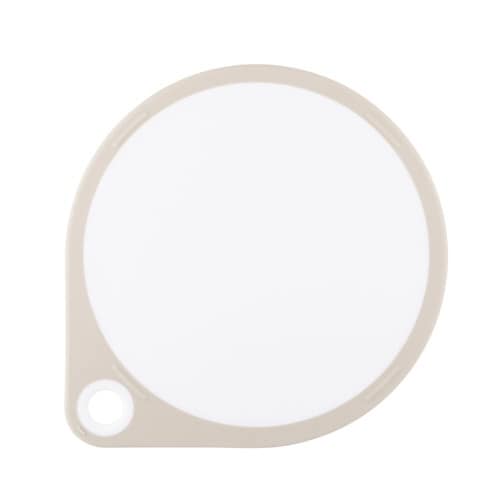 丸いまな板 35cm 耐熱エラストマー ホワイト