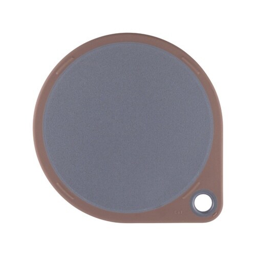 丸いまな板 25cm チャコールグレー