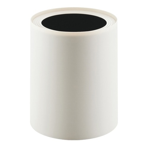 ゴミ箱 4L リップルダストカン ホワイト