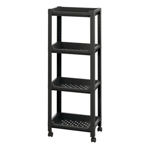 キッチンワゴン コネクトラック ミニ ブラック