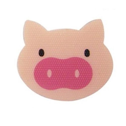 タオル掛け 便利キャッチフック 3個入 ブタ