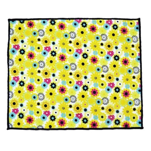 ふきん マイクロファイバーふきん イエロー