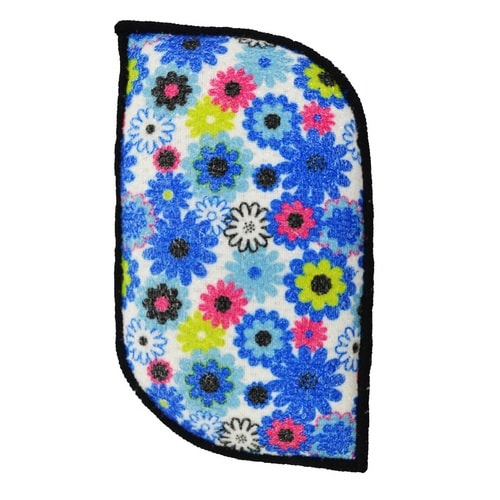 キッチンスポンジ 食器洗いフルール ブルー