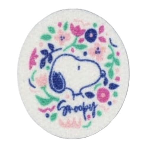 洗面台 クリーナー スヌーピー フック付 フラワー