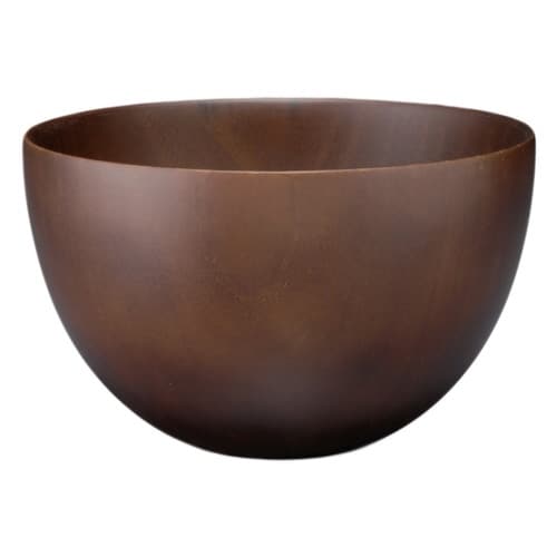 ナチュラルボウル 木製 380ml ダークブラウン