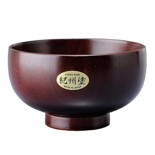 汁椀 木製 380ml 紀州塗 那智 nachi