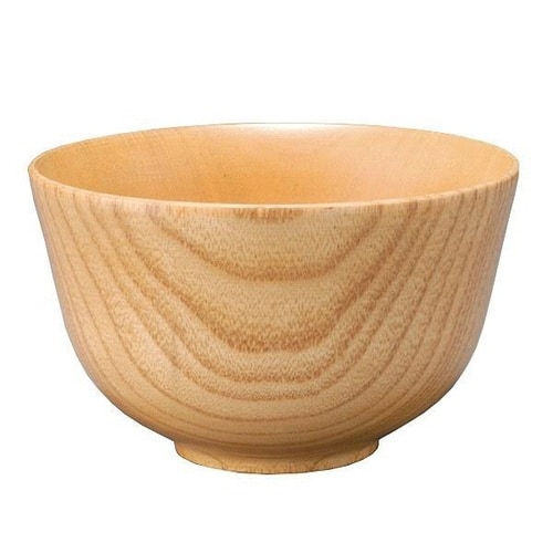 汁椀 木製 340ml 羽反汁椀 ナチュラル 棗