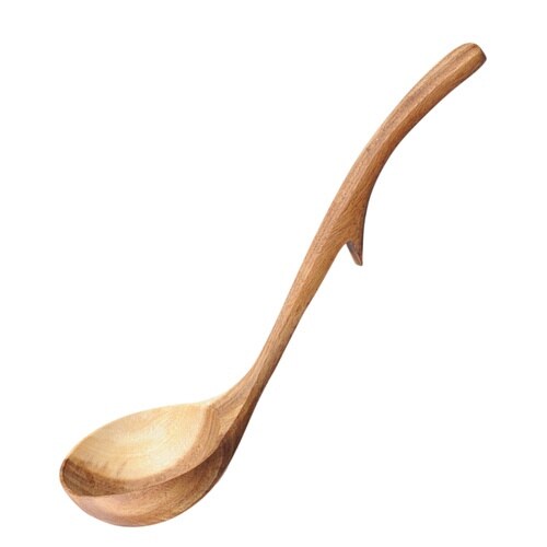 お玉 中 木製 ストッパー付き