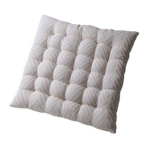 クッション クラック インド綿 ホワイト