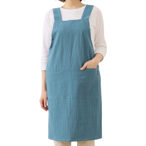 エプロン atelier Nuuit ブルー