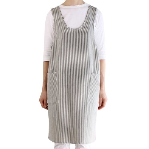 エプロン atelier ホワイト×ブラック