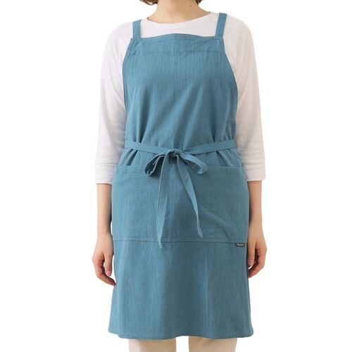 エプロン atelier Nuuit ブルー