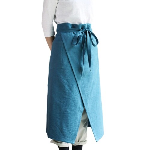 エプロン atelier Nuuit ブルー