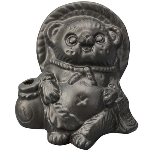 置物 Tanutanu 信楽焼 メスブラック