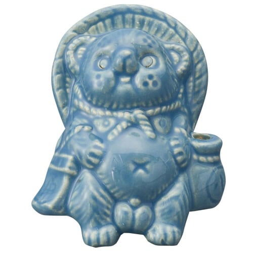 置物 Tanutanu 信楽焼 たぬき オスブルー