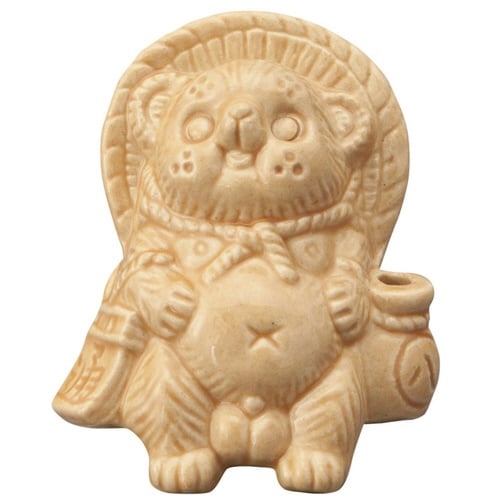 置物 Tanutanu 信楽焼 オスオレンジ