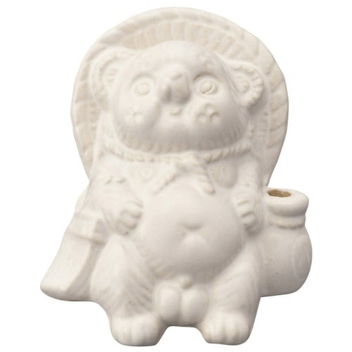 置物 Tanutanu 信楽焼 オスホワイト