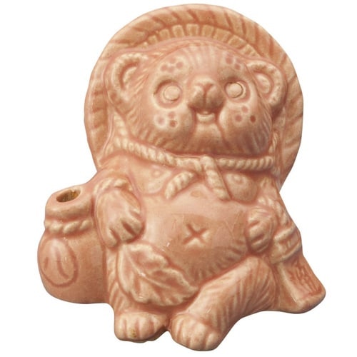 置物 Tanutanu 信楽焼 たぬき メスピンク