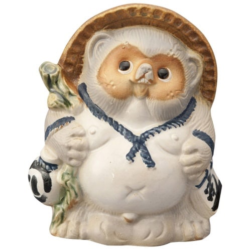 置物 ReTanuki 信楽焼 たぬき グレー