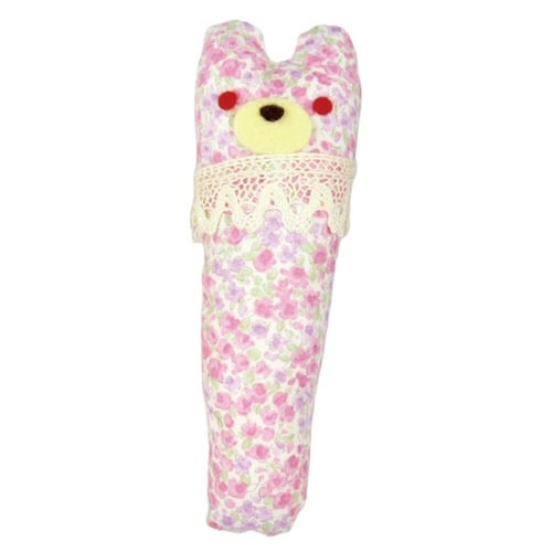 ガラガラ スティック くまちゃん おもちゃ ピンク