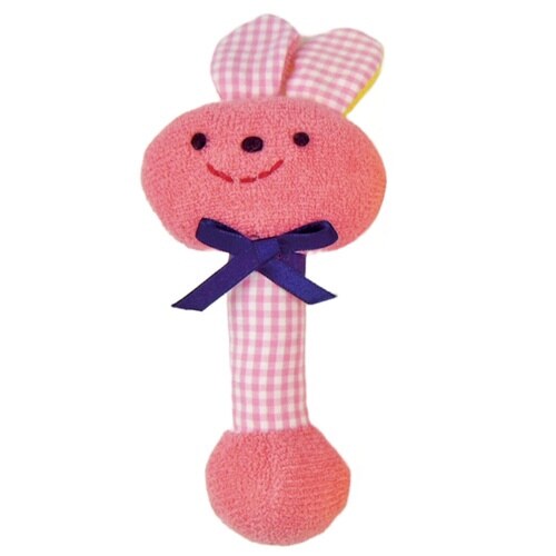 ガラガラ スティック おもちゃ 赤ちゃん ピンク