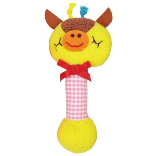 ガラガラ スティック おもちゃ 赤ちゃん イエロー