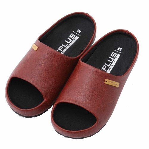 スリッパ KITPLUS 前開きワイン M