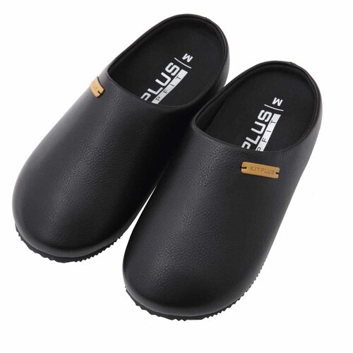 スリッパ KITPLUS 前閉じブラック M