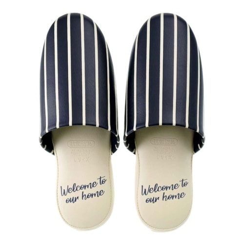 トイレスリッパ 拭けるスリッパ ネイビー