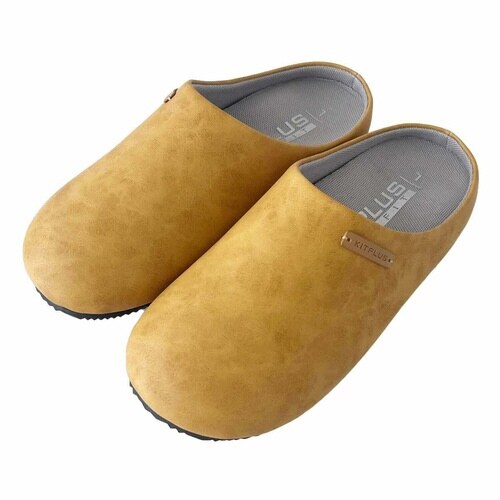 スリッパ KITPLUS 前閉じマスタード L